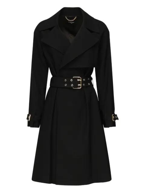 belted chain-trimmed trench coat by MARCIANO BY GUESS