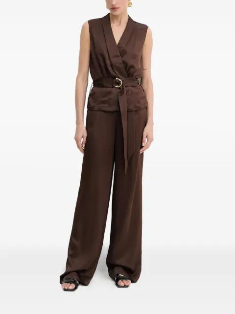 belted sleeveless jacket by MARCIANO BY GUESS