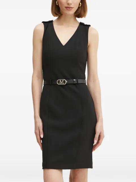 button-detail V-neck midi dress by MARCIANO BY GUESS