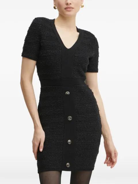 button-detail short-sleeve mini dress by MARCIANO BY GUESS