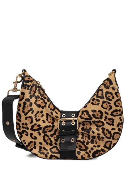 leopard-print half-moon shoulder bag by MARCIANO BY GUESS