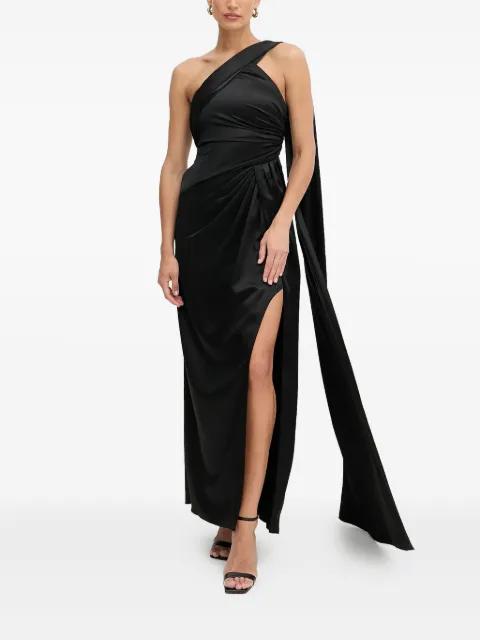 one-shoulder draped maxi dress by MARCIANO BY GUESS