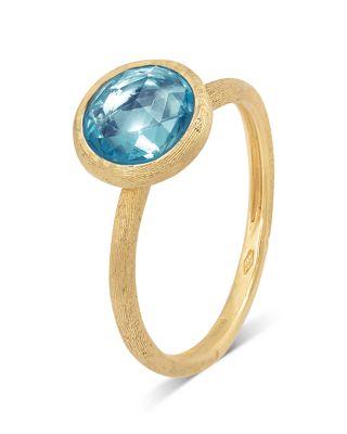 18K Yellow Gold Jaipur Color Gemstone Stackable Ring Collection by MARCO BICEGO