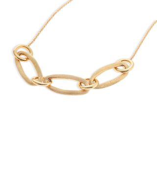 18K Yellow Gold Jaipur Gold Triple Link Collar Necklace by MARCO BICEGO
