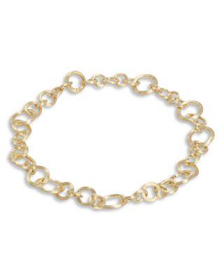 18K Yellow Gold Jaipur Link Chain Statement Necklace by MARCO BICEGO
