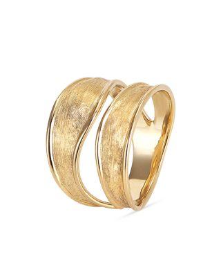 18K Yellow Gold Lunaria Split Statement Ring by MARCO BICEGO