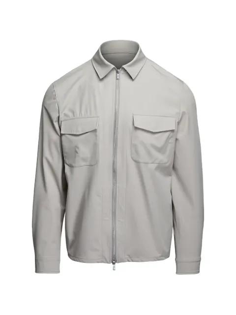 Urus zip-up chest-pocket shirt jacket by MARCO PESCAROLO Urus zip-up chest-pocket shirt jacket by MARCO PESCAROLO