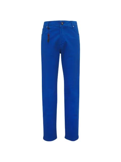 charm-appliqué trousers by MARCO PESCAROLO