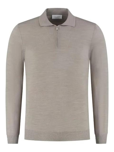 polo-collar half-zip sweater by MARCO PESCAROLO