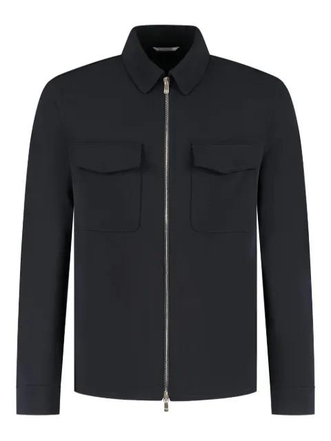 zip-up overshirt by MARCO PESCAROLO