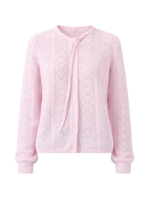 open-knit cardigan by MARCO RAMBALDI