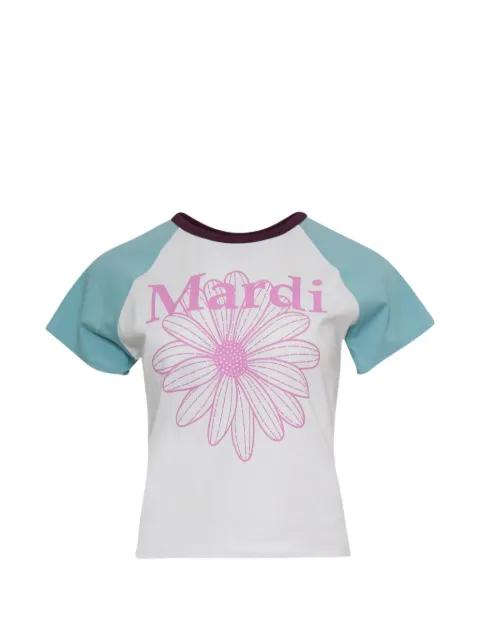 flower-print T-shirt by MARDI MERCREDI