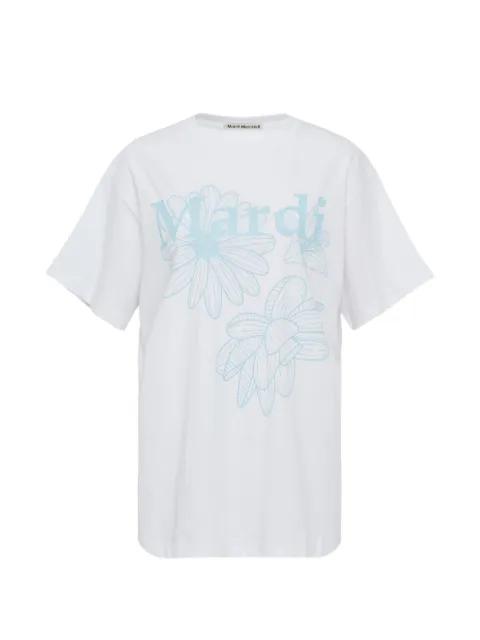 triple flower-print T-shirt by MARDI MERCREDI