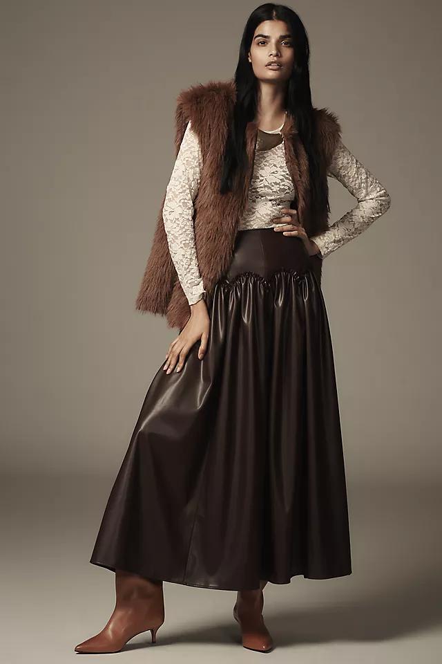 Mare Mare x Anthropologie Basque-Waist Maxi Skirt by MARE MARE Mare Mare x Anthropologie Basque-Waist Maxi Skirt by MARE MARE