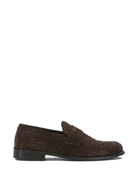 woven leather loafers by MARECHIARO 1962