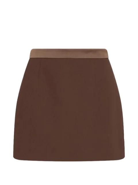A-line zip-fastening mini skirt by MARELLA