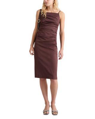 Ciocca Draped Poplin Dress by MARELLA