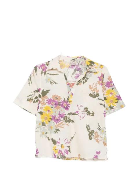 Feroce floral-print short-sleeve shirt by MARELLA