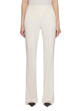 Flared Leg Wool Blend Pants by MARELLA