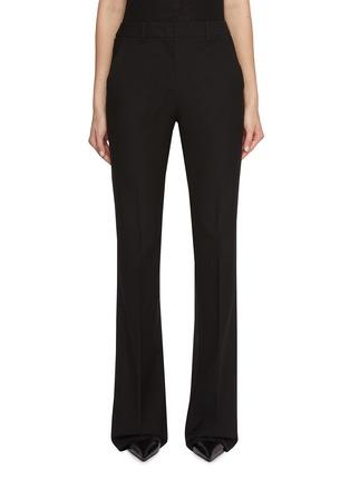 Flared Leg Wool Blend Pants by MARELLA