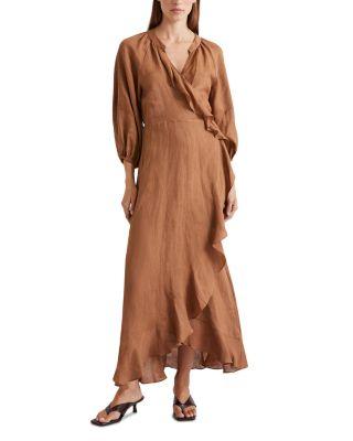 Gioco Linen Midi Dress by MARELLA