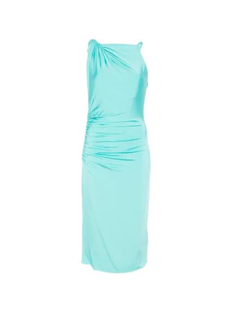 Limosa one-shoulder gathered midi dress by MARELLA