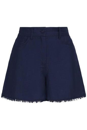 Linen-blend shorts by MARELLA