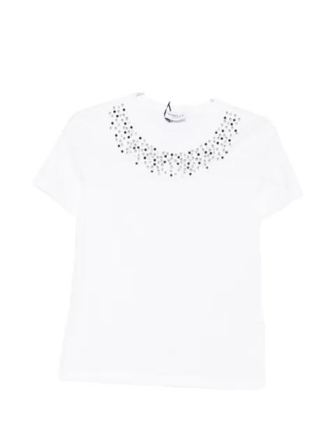 MLSSaio short-sleeve embellished T-shirt by MARELLA