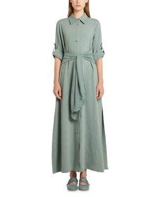 Mlmmacina Tie Front Shirt Dress by MARELLA