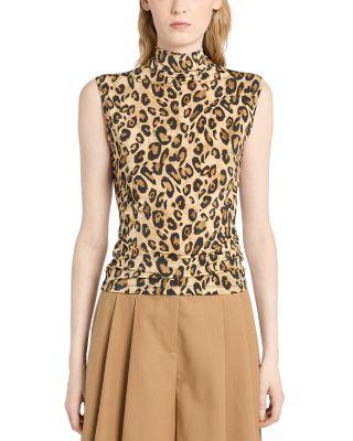 Mlsebbro Shiny High-Neck Top by MARELLA