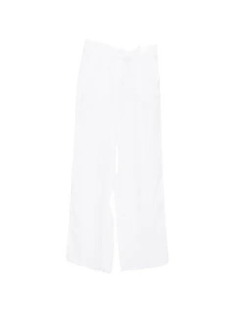 Mlssolista linen wide-leg trousers by MARELLA