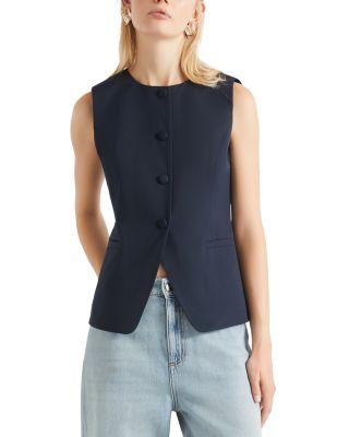 Mlsvalvola Round Neck Vest by MARELLA