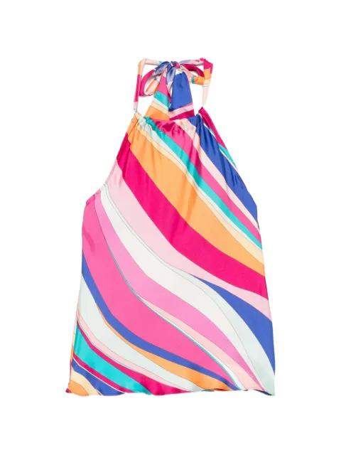 Onagro abstract-print top by MARELLA