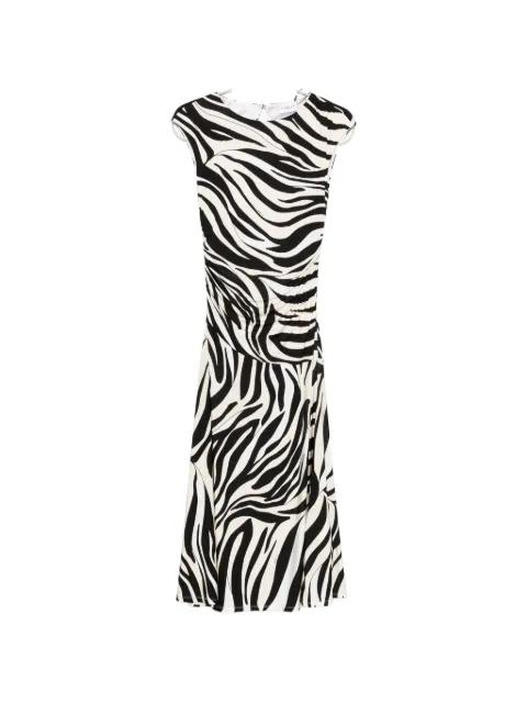 Rugiada zebra-pattern midi dress by MARELLA