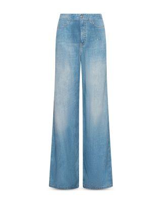 Wide Leg Jeans in Delave Blue by MARELLA