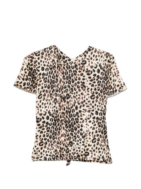 Zinnia leopard-pattern top by MARELLA