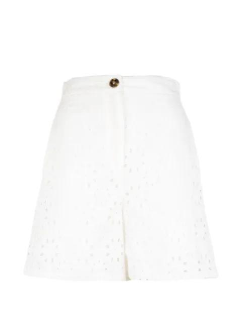 broderie-anglaise shorts by MARELLA