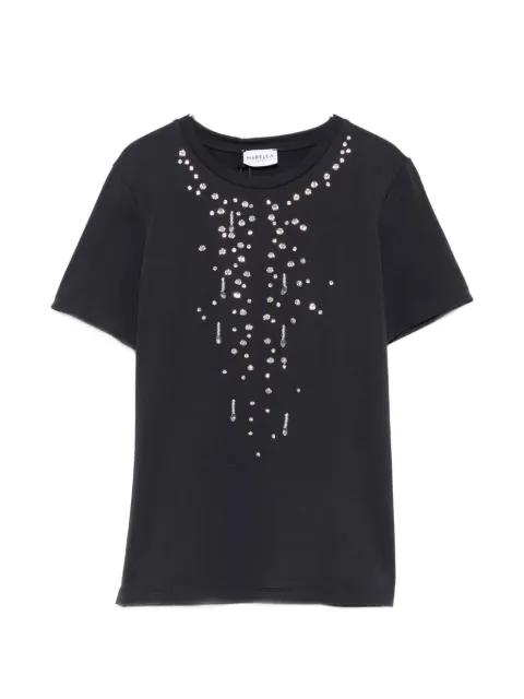 crystal-embellished T-shirt by MARELLA