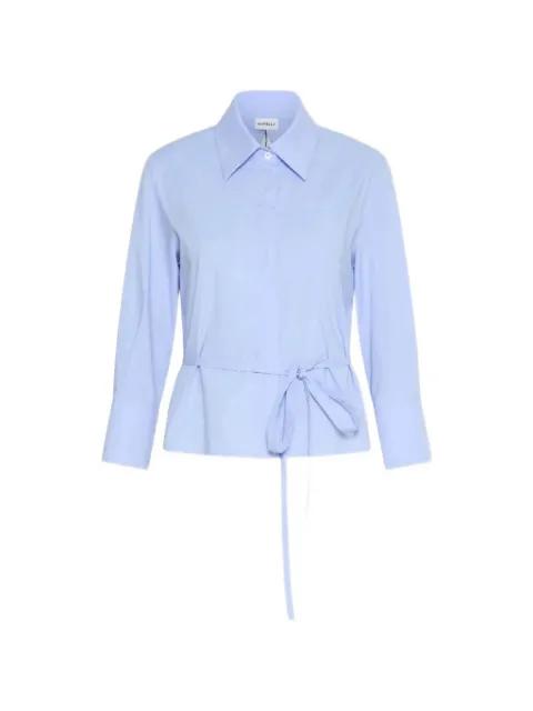 cut-out tie-waist shirt by MARELLA
