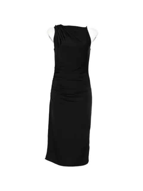 draped midi dress by MARELLA