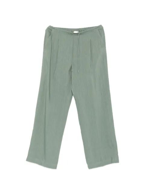 drawstring-waist pleated trousers by MARELLA