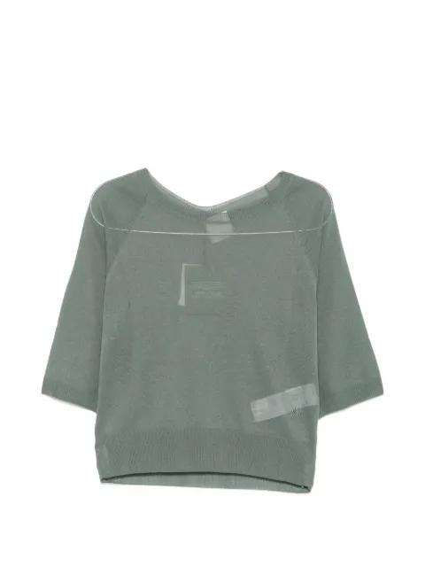 fine-knit raglan-sleeve sweater by MARELLA