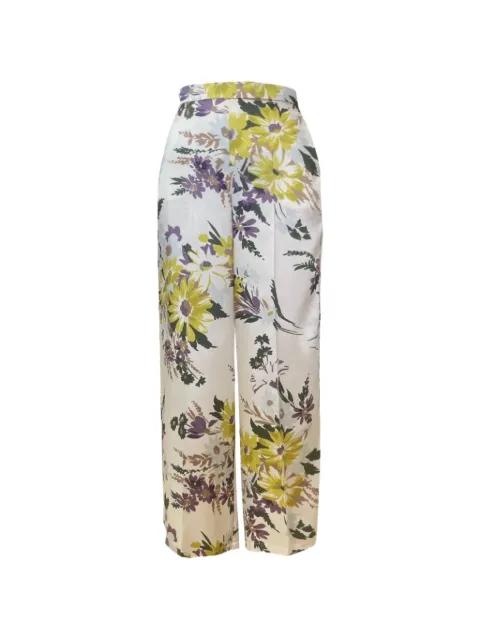 floral-pattern trousers by MARELLA