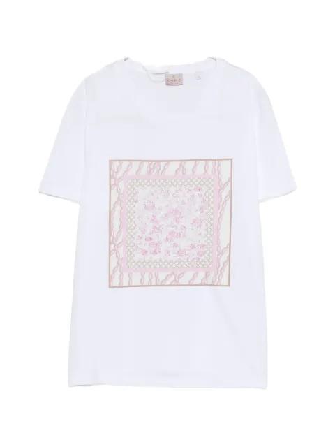 floral-print T-shirt by MARELLA