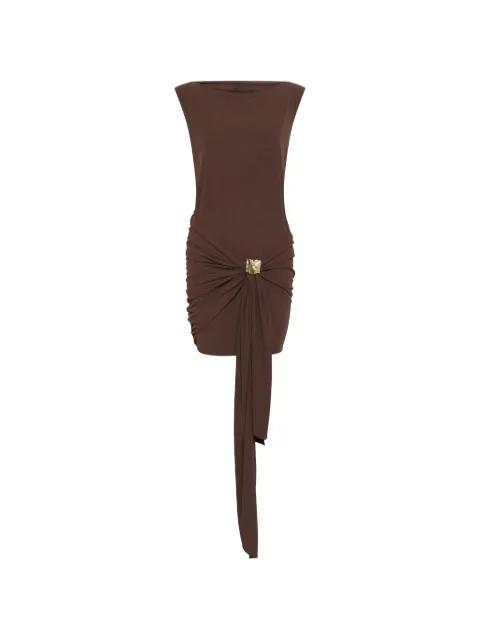 knot-detail mini dress by MARELLA
