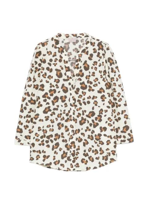 leopard-print shirt by MARELLA