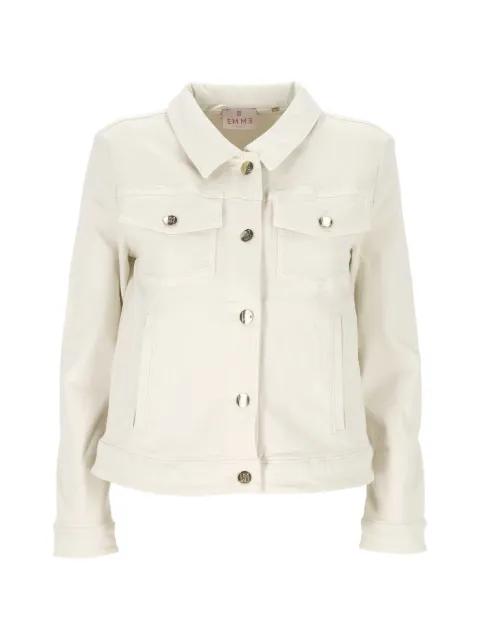 logo-button denim jacket by MARELLA