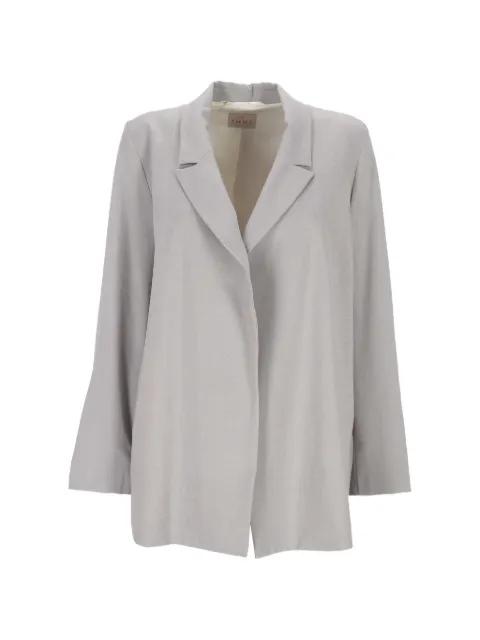 notch-lapel open-front jacket by MARELLA