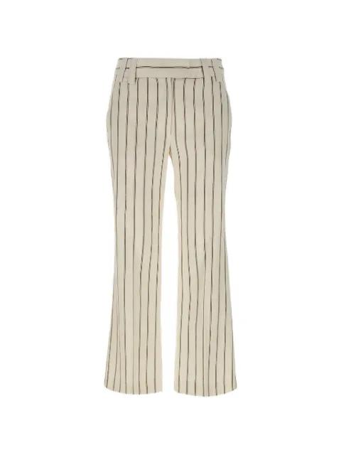 pinstripe flared trousers by MARELLA