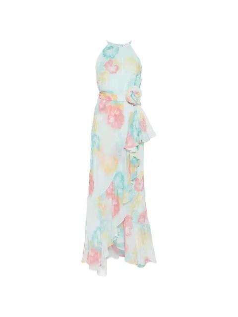 ruffled floral dress by MARELLA